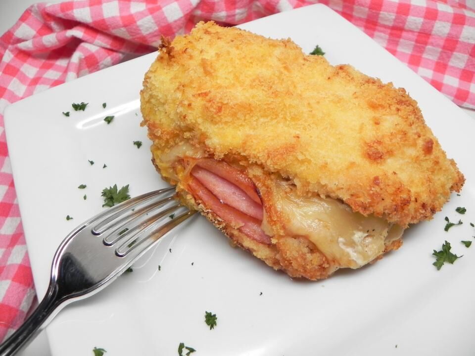 Air Fryer Chicken Cordon Bleu